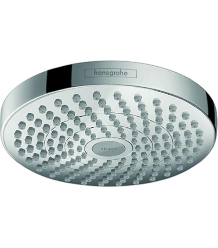 hansgrohe Croma Select S 180 overhead shower with 2 spray modes